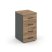 Тумба приставная SN.TPP-001 (416х460х750) (Антрацит/Тиквуд Светлый)