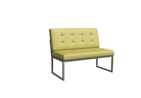 Диван двухместный NLT.D-2 (Korfu 14/Металл Серый)