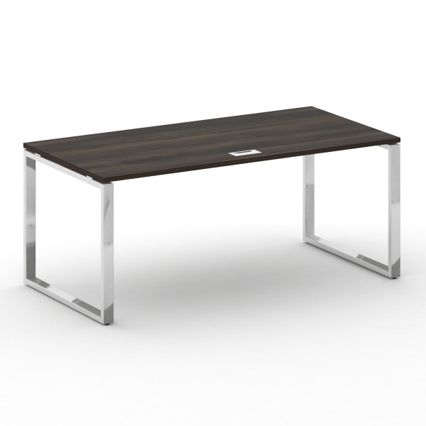Стол руководителя прямой без тумбы Shift SK.SR-180 (1800x900x753) (Дуб Мали | Хром)