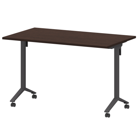 Стол мобильный складной Моби МБ22-120.70 1200x700x750 (Дуб венге/Антрацит)