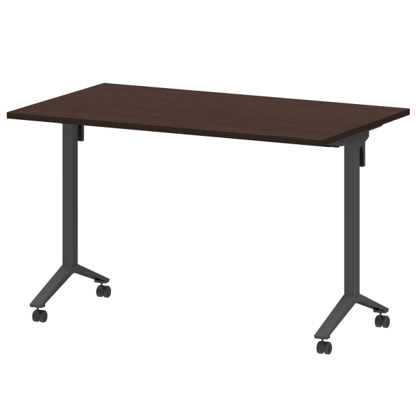 Стол мобильный складной Моби МБ22-120.70 1200x700x750 (Дуб венге/Антрацит)