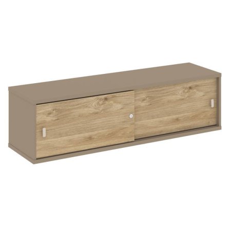 Надставка на 2 тумбы низкая ES.NN-2.1 (1500х410х410) (Латте/Тиквуд Светлый)