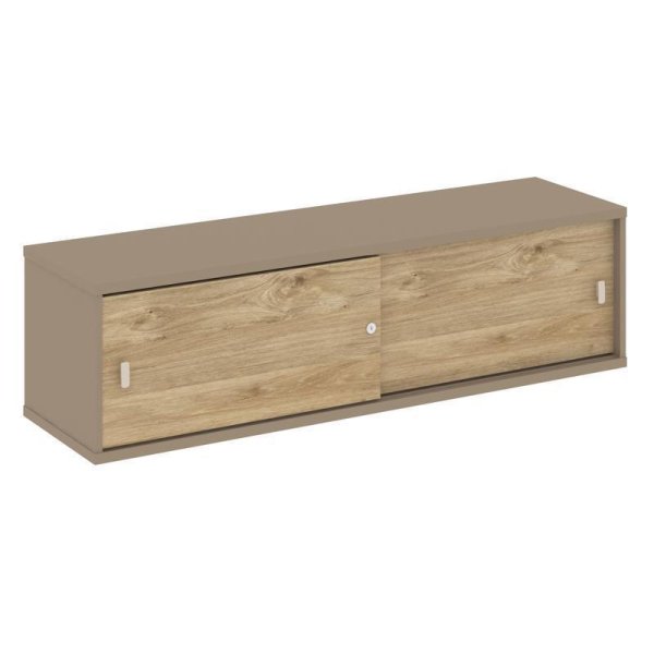 Надставка на 2 тумбы низкая ES.NN-2.1 (1500х410х410) (Латте/Тиквуд Светлый)