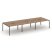 Рабочая станция 2-х сторонняя SN-4P.DRS-064 (4740х1232х750) (Тиквуд Светлый/Металл Антрацит)