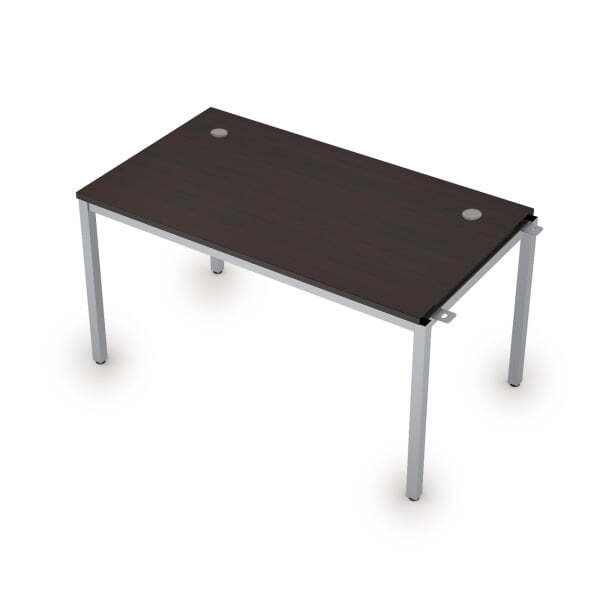 6МБН.189 Линейные бенч-системы, начальный модуль (1400x800x750) (Венге/Алюминий матовый)