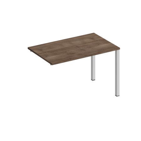Секция стола рабочей станции на металлокаркасе КФ Комфорт КФ К.1133-1 1600x750x750 (Дуб шамони темныйСерый)