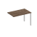 Секция стола рабочей станции на металлокаркасе КФ Комфорт КФ К.1133-1 1600x750x750 (Дуб шамони темныйСерый)