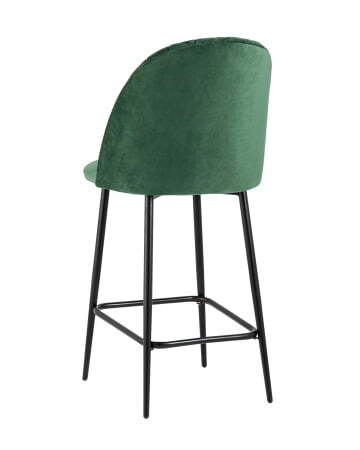 Стул полубарный Марсель велюр зеленый (Стул полубарный Марсель зеленый)