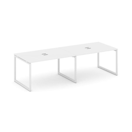 Стол переговорный SN-4O.SPRG-014 (3160х980х750) (Белый/Металл Белый)