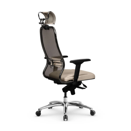 Кресло для руководителя Метта Samurai SL-3.04 MPES (Темно-бежевый | Светло-бежевый)