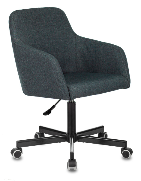 Кресло CH-380M синий шторм 38-416 крестов. металл (Синий)