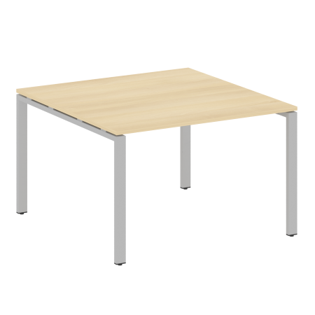 Переговорный стол 1 столешница Metal System Style БП.ПРГ-1.2 1200x1235x750 (Акация/Серый металл)