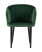 Стул с подлокотниками Нейтон велюр зеленый (Стул Нейтон зеленый)