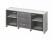 Тумба для документов Festus FI-13-02.G 1804x460x806 (Хромикс Белый/Камень Пьетра Гриджиа черный)