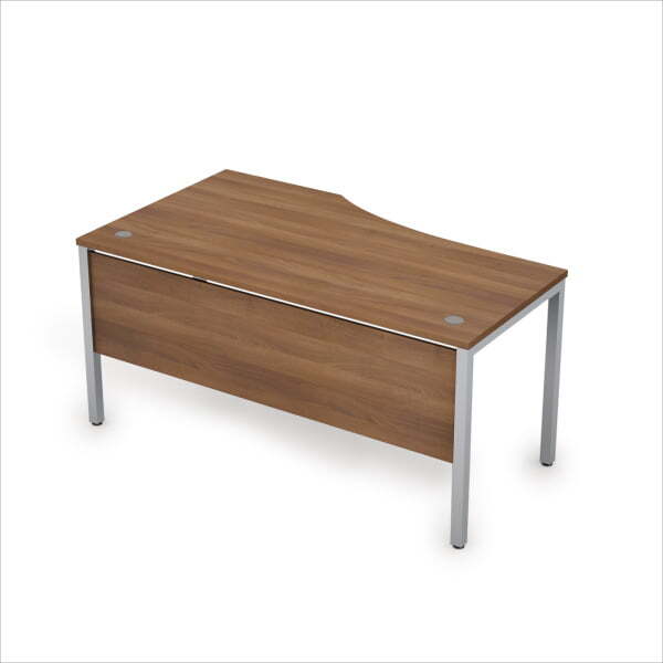 6МД.021 Стол криволинейн.прав. (1600x900x750) (Шамони темный/Алюминий матовый)