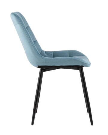 Стул Флекс велюр пыльно-голубой (Стул Флекс пыльно-голубой)