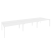 Рабочая станция на П-образном м/к Onix O.MP-D.RS-6.4.7 4740x1475x750 (Тиквуд Темный/Белый Металл)