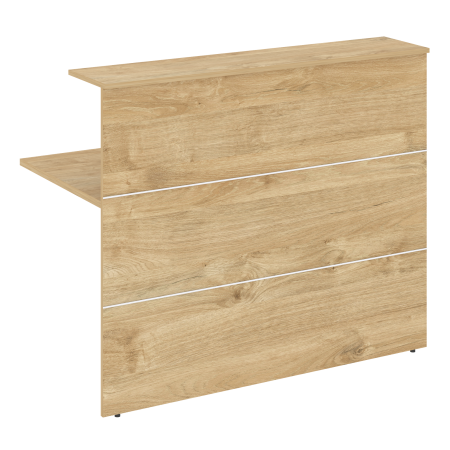 Модуль прямой высокий 1 380 с подвесом для монитора О.R-MP.V-138C 1380x736x1160 (Тиквуд Светлый)