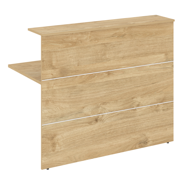 Модуль прямой высокий 1 380 с подвесом для монитора О.R-MP.V-138C 1380x736x1160 (Тиквуд Светлый)