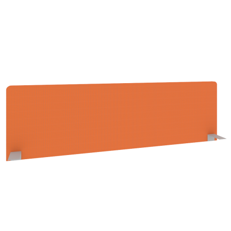 Экран тканевый Slim С.ТЭКР-6 Ткань 1490x450x22 (Оранжевый)