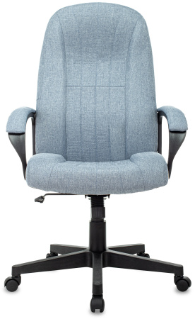 Кресло руководителя T-898 светло-голубой 38-405 крестов. пластик (Голубой)