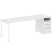 Рабочая станция с опорной тумбой Metal System Style БП.РС-СТП-1.5 2212x720x750 (Дуб Наварра/Серый металл)