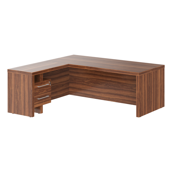 Стол руководителя Zenn ZCT 2019HL 2000x1900x745 (Орех Даллас)