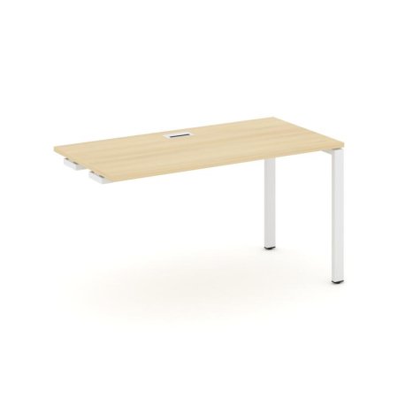 Стол-приставка к опорным элементам SN-6P.OPRS-003 (1380х600х750) (Акация Лорка/Металл Белый)