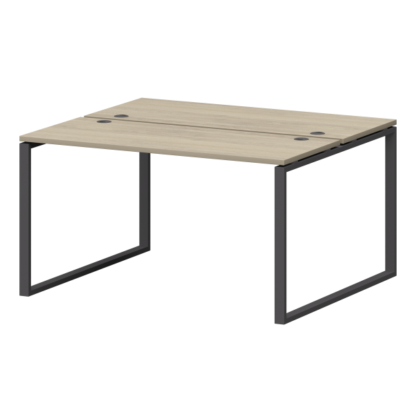 Бенч двойной на металлокаркасе Смарт СМС2-О-10К.120.Пр25 1000x1236x750 (Кронберг/Антрацит)