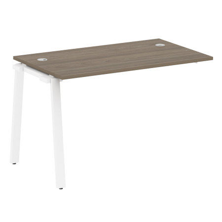 Проходной наборный элемент рабочей станции Metal System Style БА.ПРС-СП-1.2 1200x720x750 (Вяз/Белый металл)