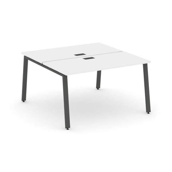 Рабочая станция 2-х сторонняя SN-6A.DRS-021 (980х1632х750) (Белый/Металл Антрацит)