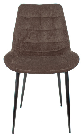 Стул для кухни KF-6 коричневый Light 10 металл черный на ножках (KF-6/LT10) (Коричневый)