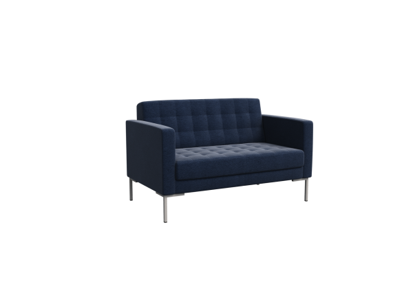 Диван двухместный FR-DP-02 (Kardif 028/Металл Серый)