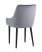 Стул Джоан велюр серый (Стул Джоан серый)