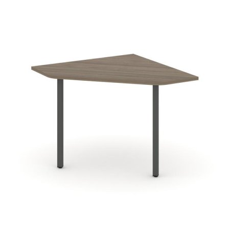 Угловой элемент переговорного стола SN-4.UPRG-001 (980х980х750) (Вяз Благородный/Металл Антрацит)