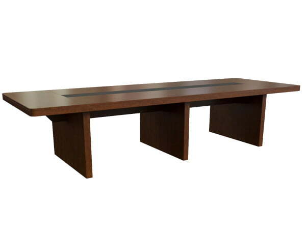 Стол для переговоров Kingston 28701W 3300x1200x750 (Темный орех)