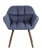 Кресло Брайан синий (Стул-кресло Брайан синий)
