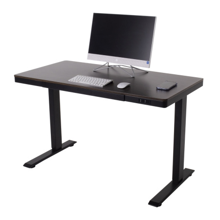 Стол c электроприводом LA-T33-E4A (1200x600x700-1200) (Венге | Черный)