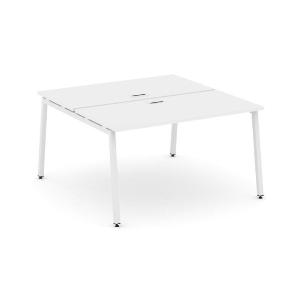 Рабочая станция 2-х сторонняя SN-4A.DRS-001 (980х1232х750) (Белый/Металл Белый)