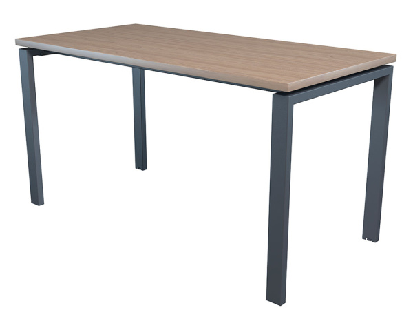 Стол NT 140x70 вяз натуральный/антрацит (Коричневый/Антрацит)