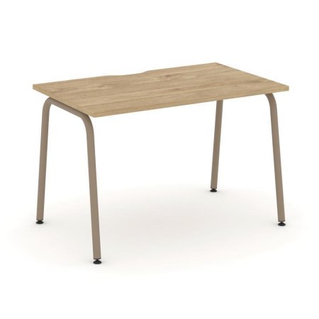 Стол рабочий ES.SP-2-VK (1180х730х750) (Тиквуд Светлый/Металл Латте)