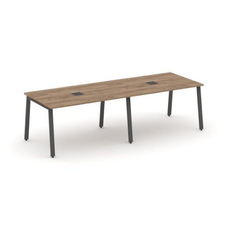 Стол переговорный SN-6A.SPRG-011 (1960х980х750) (Дуб Табак/Металл Антрацит)