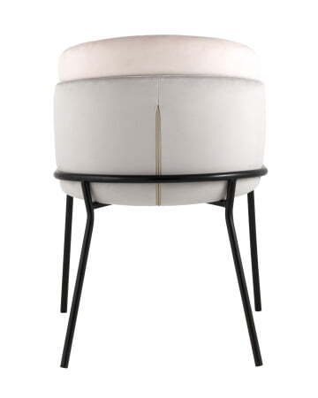 Стул Дабл велюр серый с розовой вставкой (Стул Дабл серый, розовый)