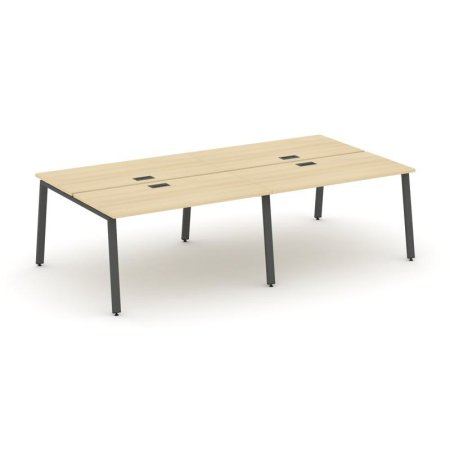 Рабочая станция 2-х сторонняя SN-6A.DRS-032 (2360х1232х750) (Акация Лорка/Металл Антрацит)