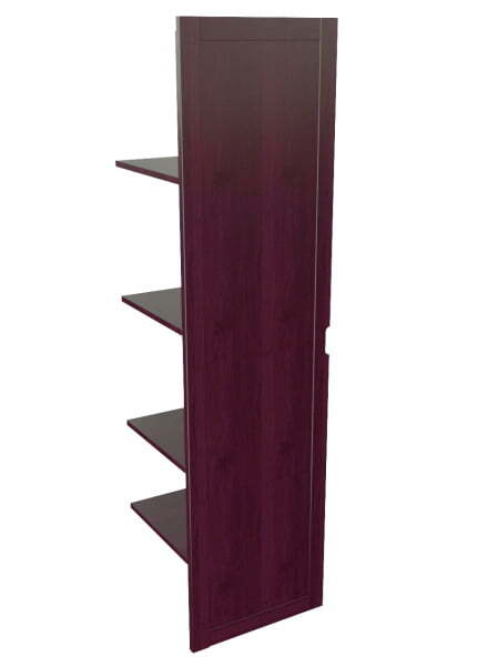Наполнение одностворчатого шкафа с деревянной дверцей и вешалкой Sorbonne 22554 430x420x1880 (Палисандр)