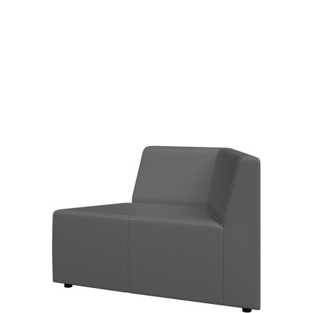 Диван Оригами. Модуль 1-местный левый. (Модуль 1-местный левый ecotex_3022)
