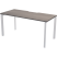 Стол на металлокаркасе Аргентум-МП НТМП.П-120 1200x730x750 (Сосна винтер/Антрацит)