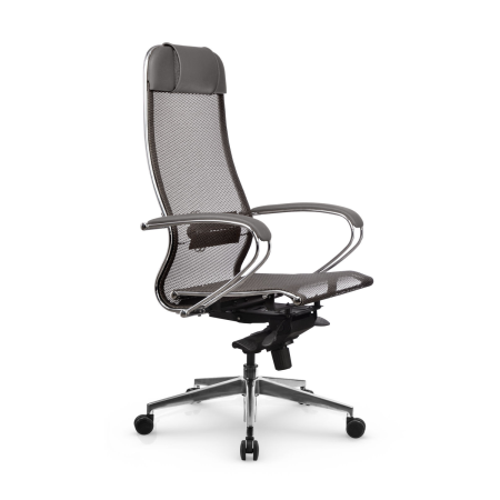 Кресло для руководителя Метта Samurai S-1.041 MPES (Светло-коричневый | Серый)