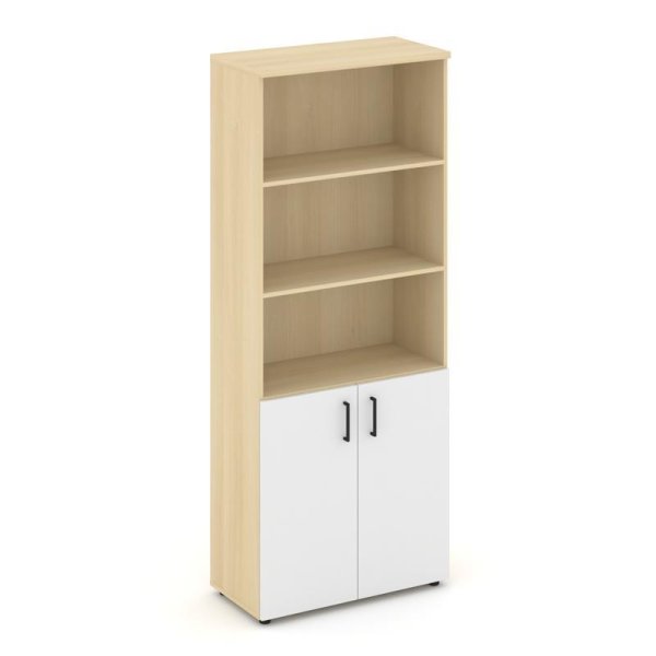 Шкаф высокий широкий SN.STS-101 (796х400х1982) (Акация Лорка/Белый)