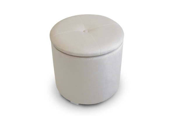 Пуф Round с ящиком для хранения (400x400x410) Бежевый (Бежевый)